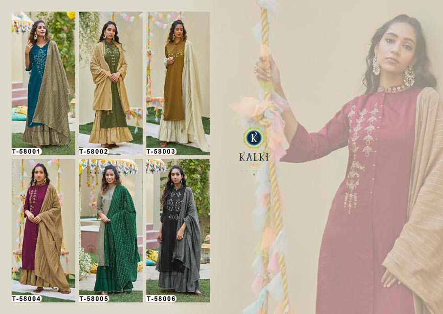 Antra Vol-2 Chinon Silk Kurti Catalogue Set Antra Vol-2 Chinon Silk Kurti Catalogue Set